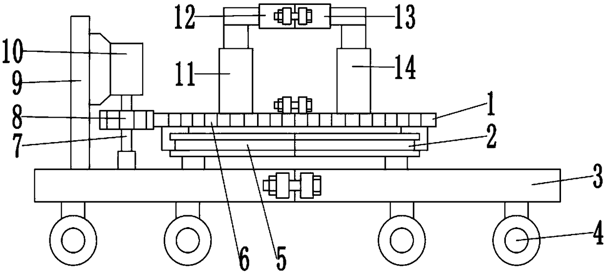 Clinging type fixed-point rust removal device for street lamp pole