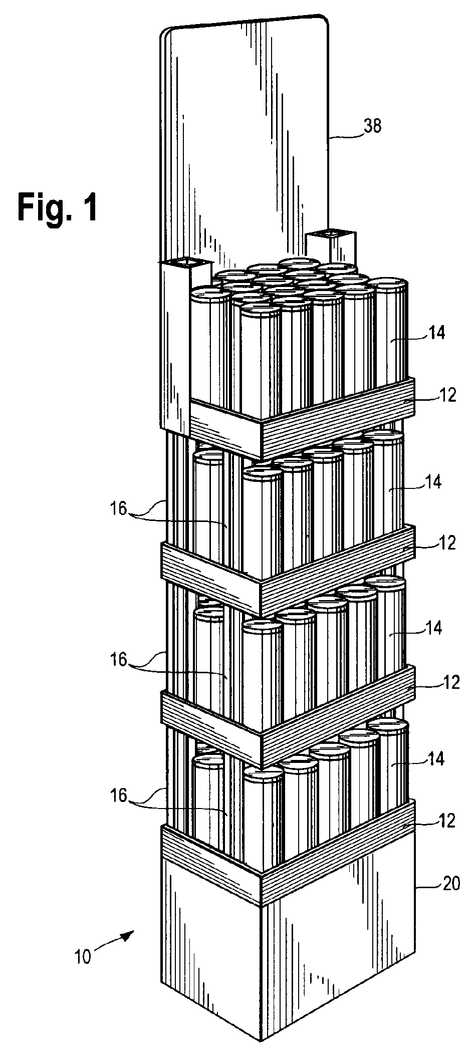 Base for post in post product packaging and display system