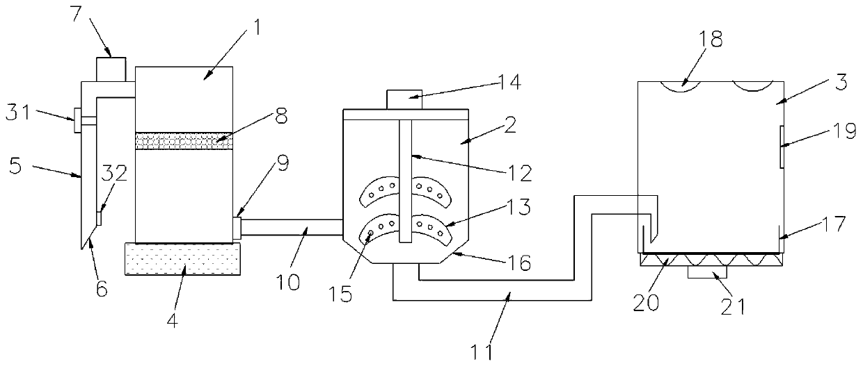 Culturing and sampling device for lake water bacteria and application method