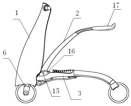 A locking device for electric folding bicycle seat tube