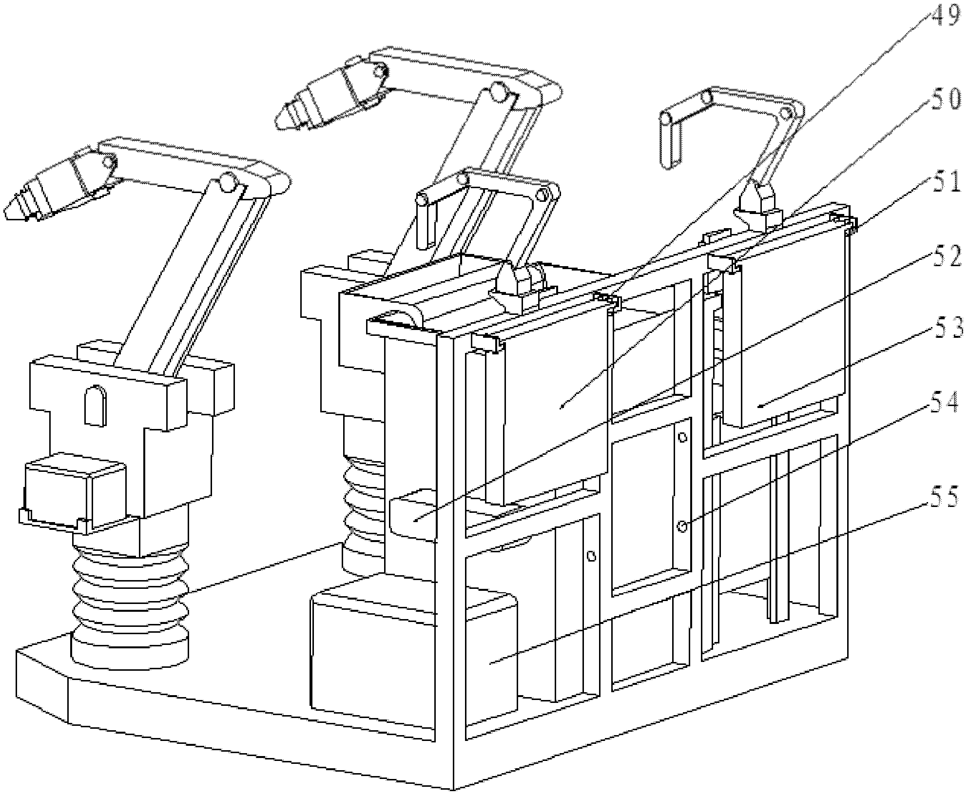 High-voltage live working robot device