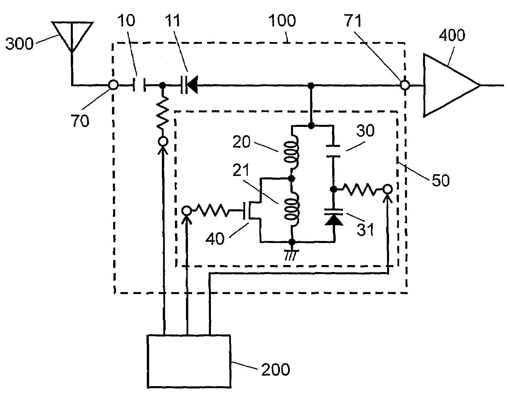 Variable matching circuit