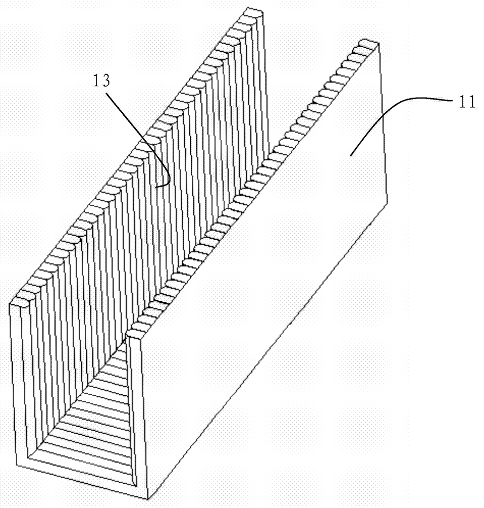 Reinforced concrete structure based on 3D printing and structure construction method