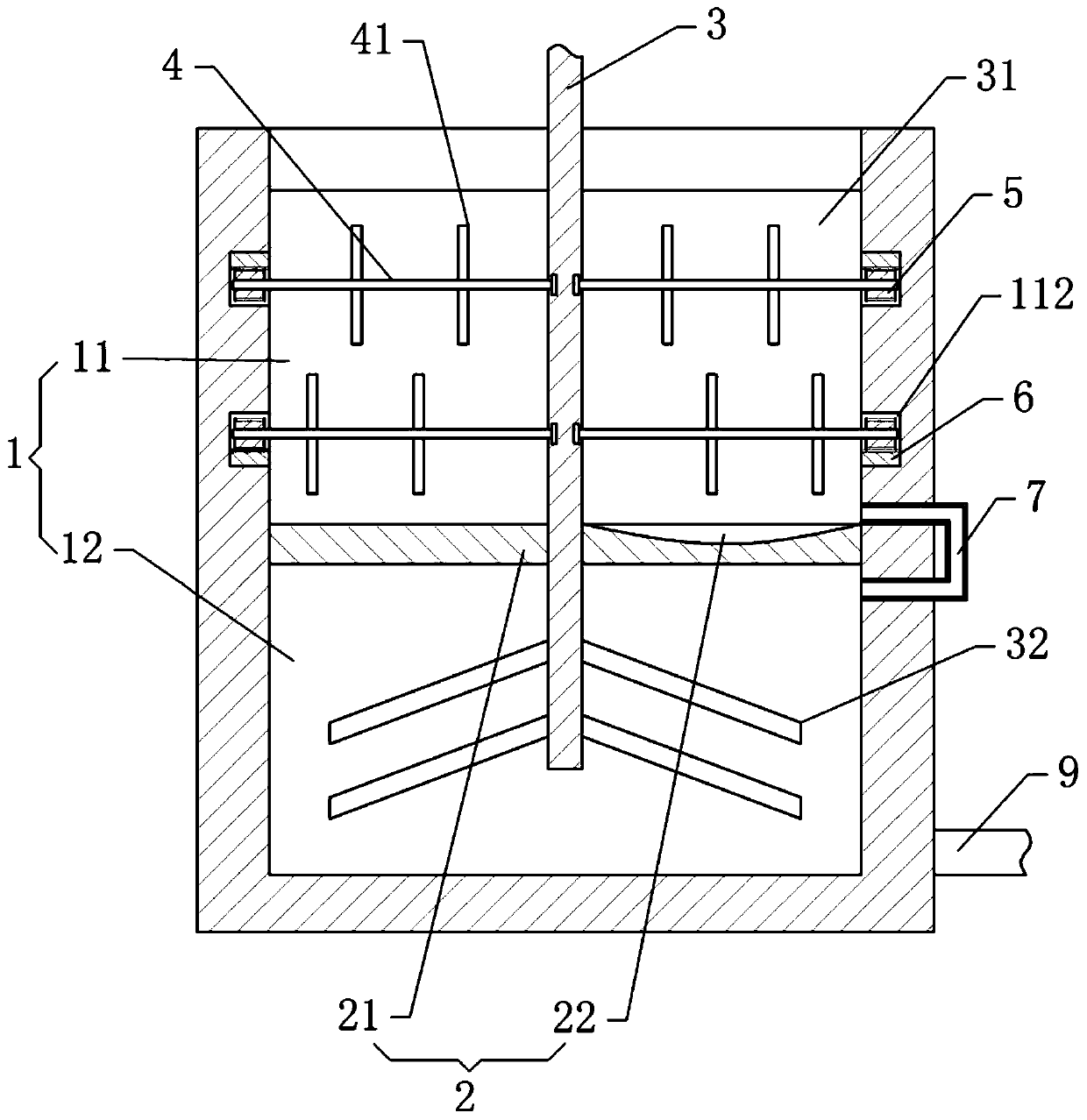 Gypsum preparation device for orthopedic treatment