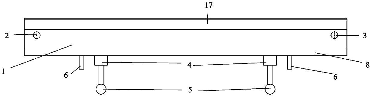 Whole-course visualized self-supporting fracturing technology study device