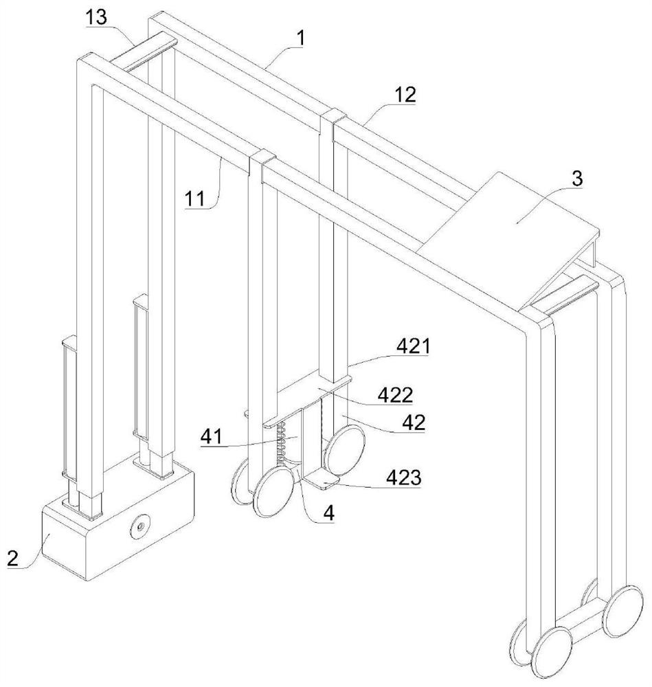 Comprehensive automatic detection device for roads and bridges