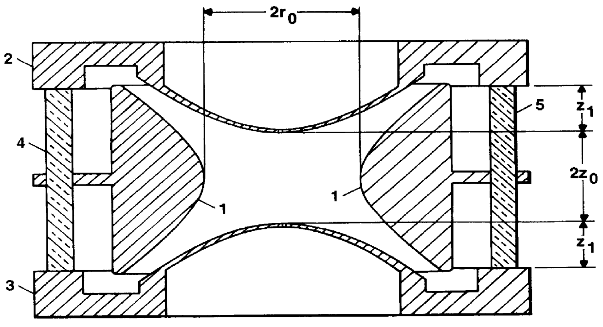 Ion trap mass spectrometer of high mass-constancy