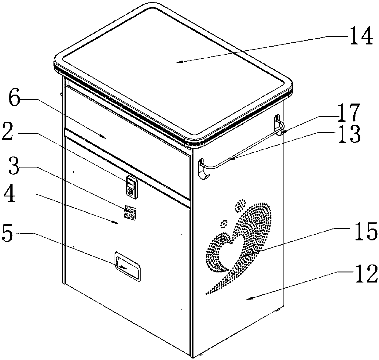 Sharing foldable accompanying bed with Bluetooth locking device and sharing method thereof