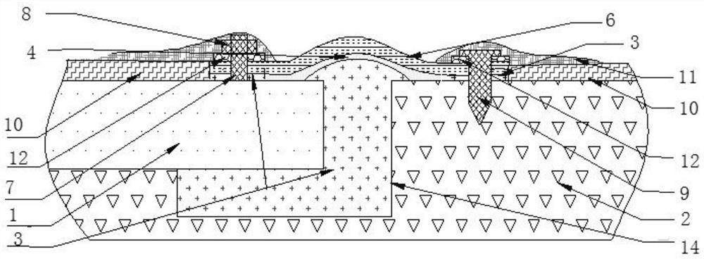 Chimney and steel base body flue joint seam anti-corrosion layer structure and preparation method thereof