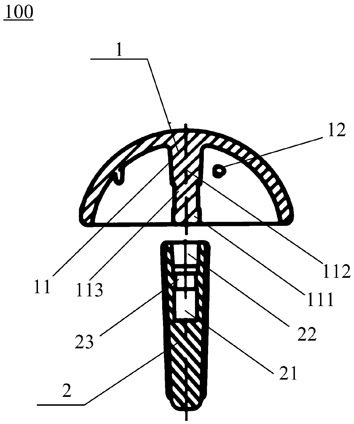 Surface shoulder joint prosthesis