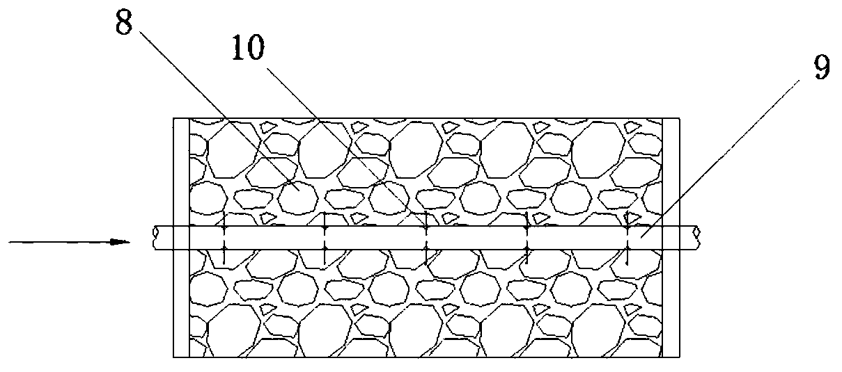 Wall-mounted plant packed bed