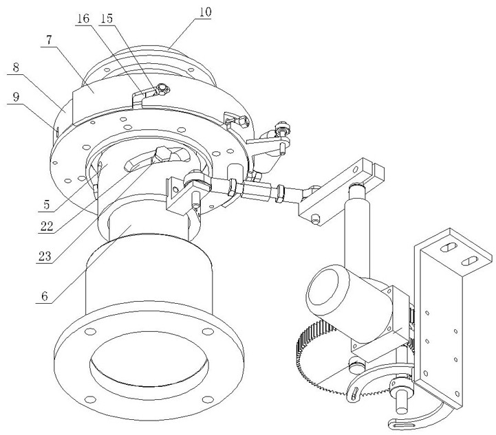 Machine clip body automatic adjustment device