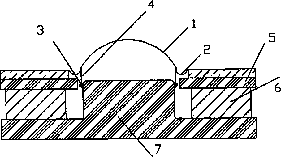 Directly-drive ball top type loudspeaker