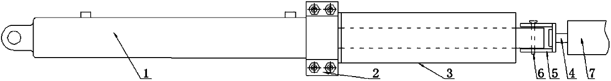 Hydraulic pin pulling device and pin pulling method adopting same