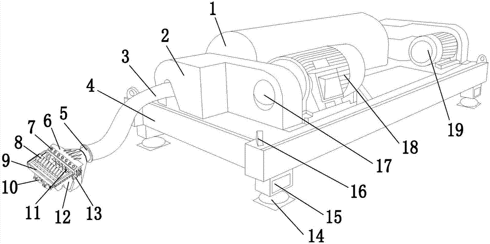 Novel environmentally-friendly desilting device for municipal administration path