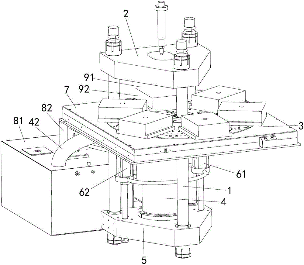 Die assembly mechanism for injection molding machine