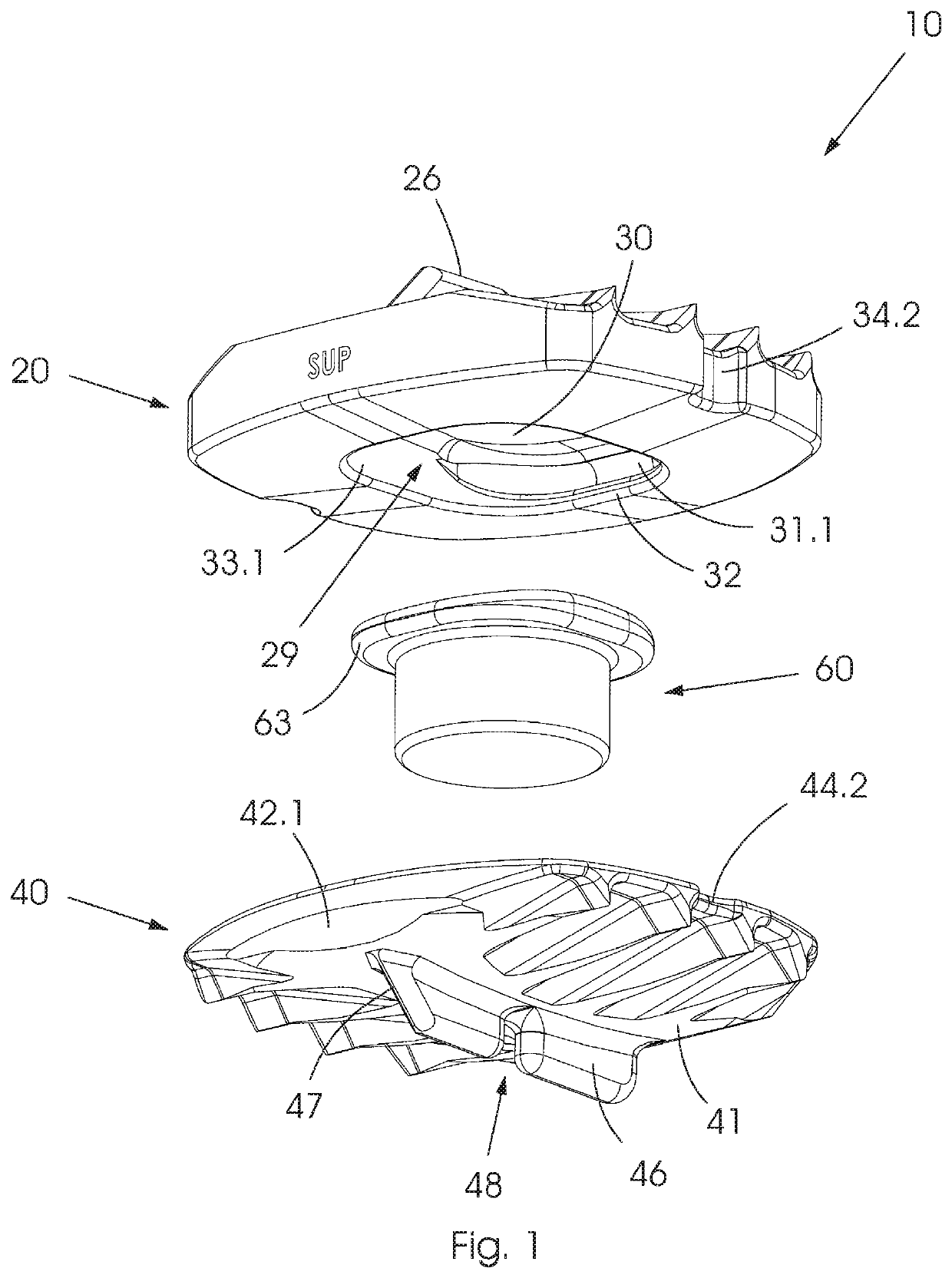 Artificial intervertebral disc