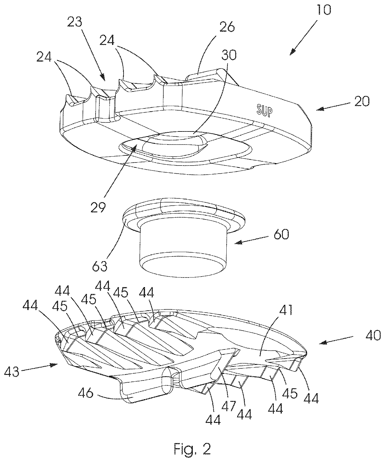 Artificial intervertebral disc