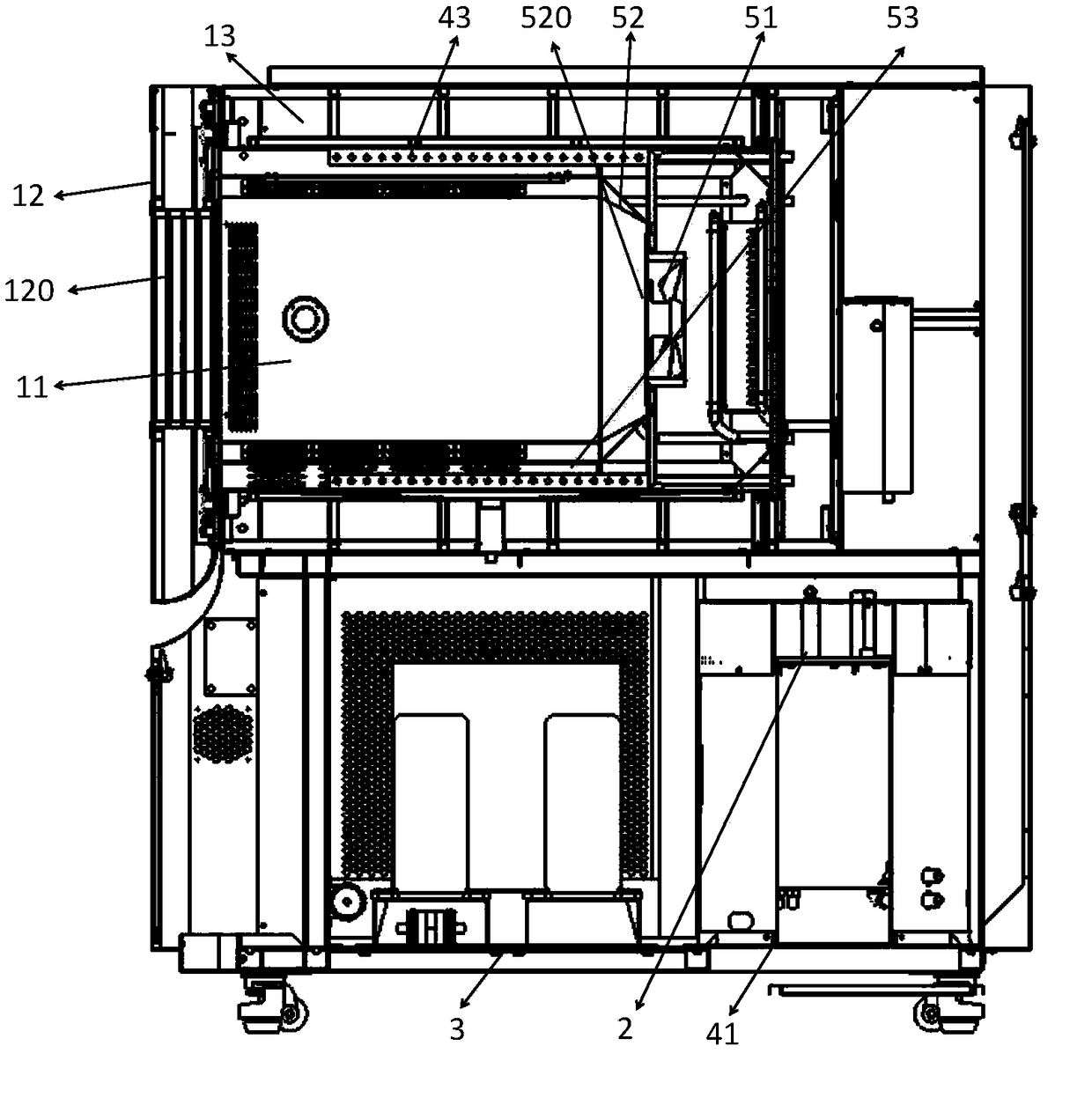 Air temperature testing box