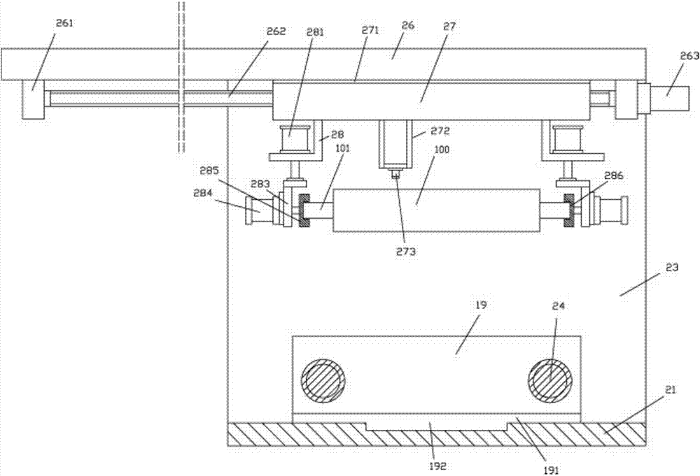 Grabbing and moving conveying frame for carrying cloth reel