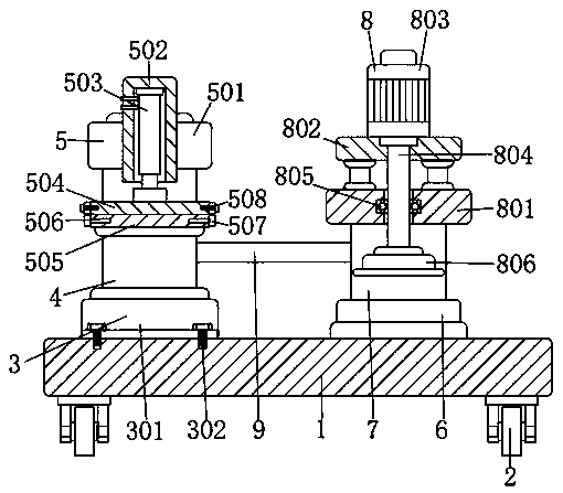 Pressing machine used for bamboo and wood product machining