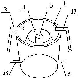 Knotting-prevention dyeing equipment for wig