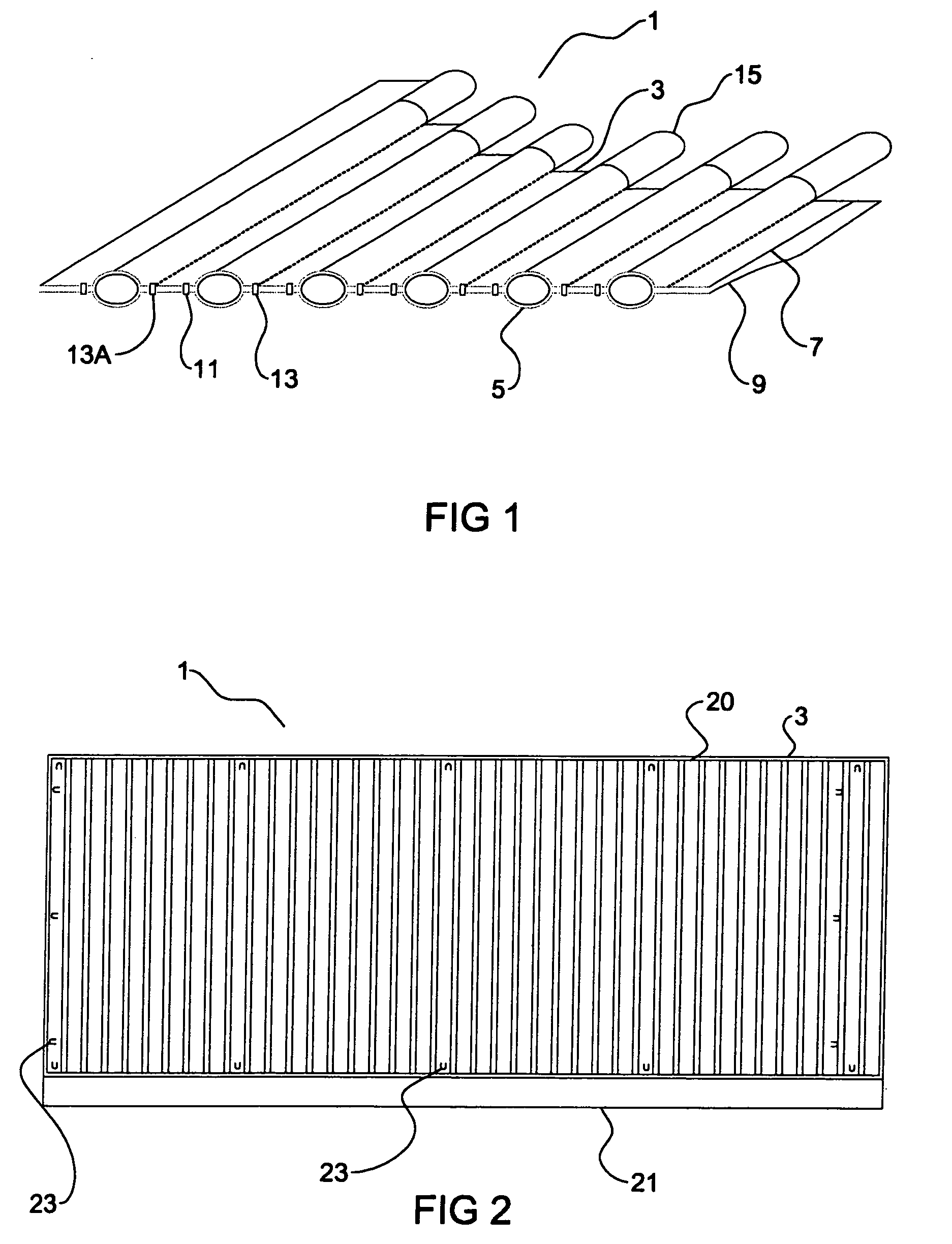 Roll-up mat for roadways and the like