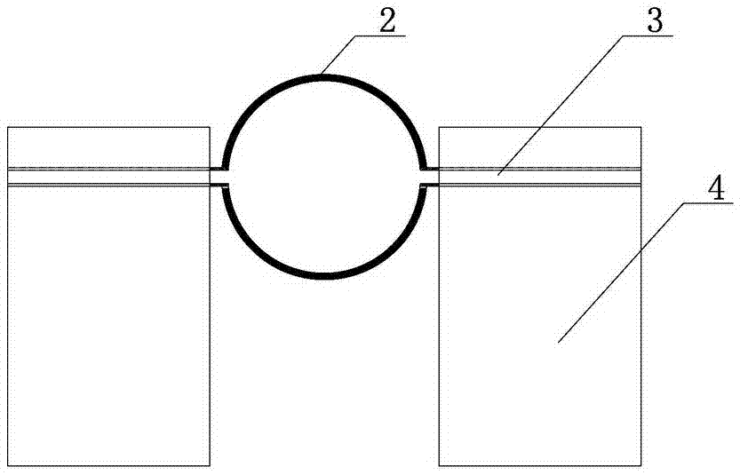 Circulating water underground cooling device