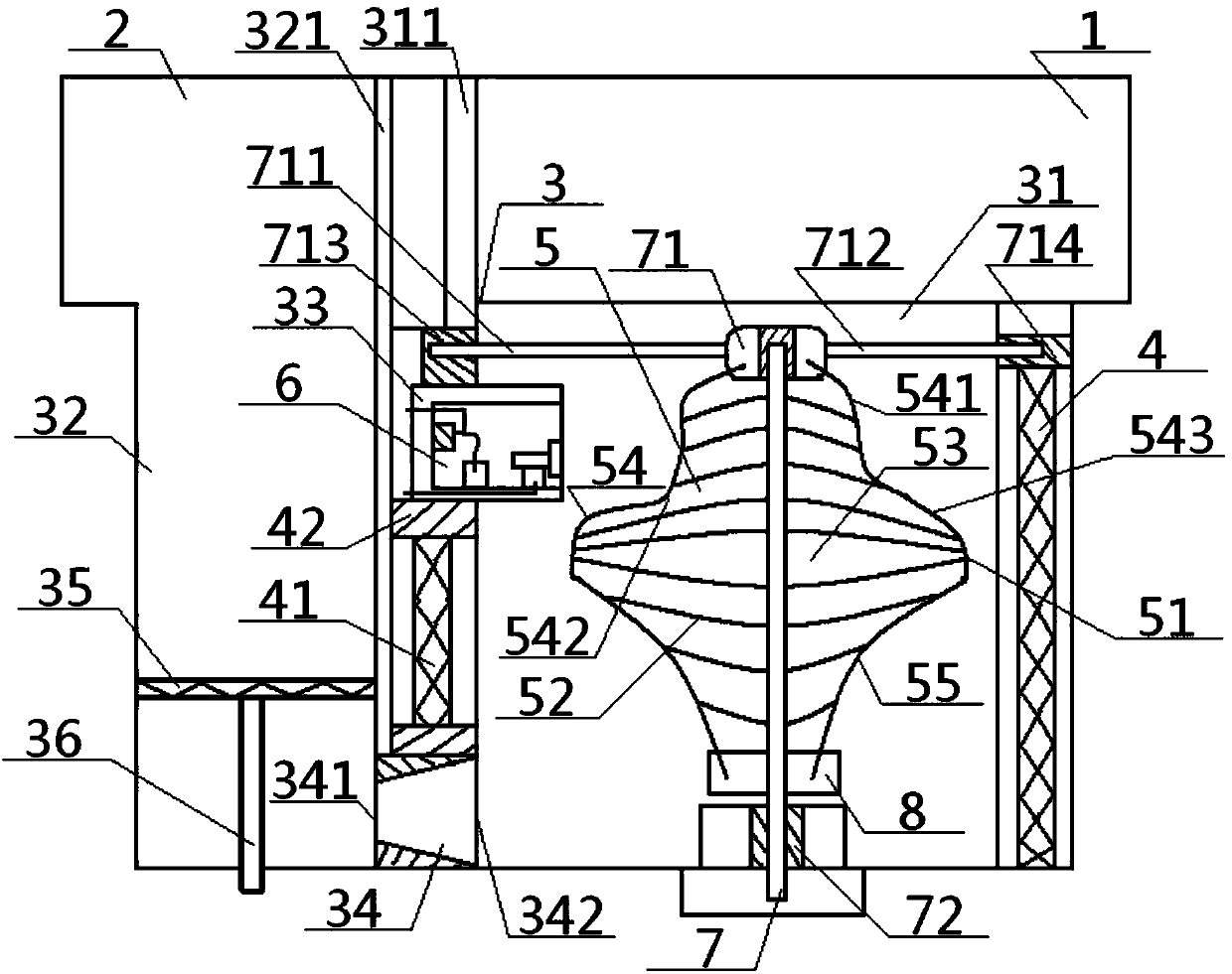 Sewage treatment channel