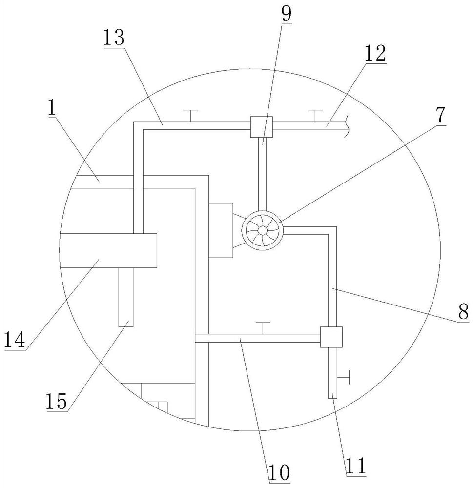 Dust and ash removal device for waste incineration