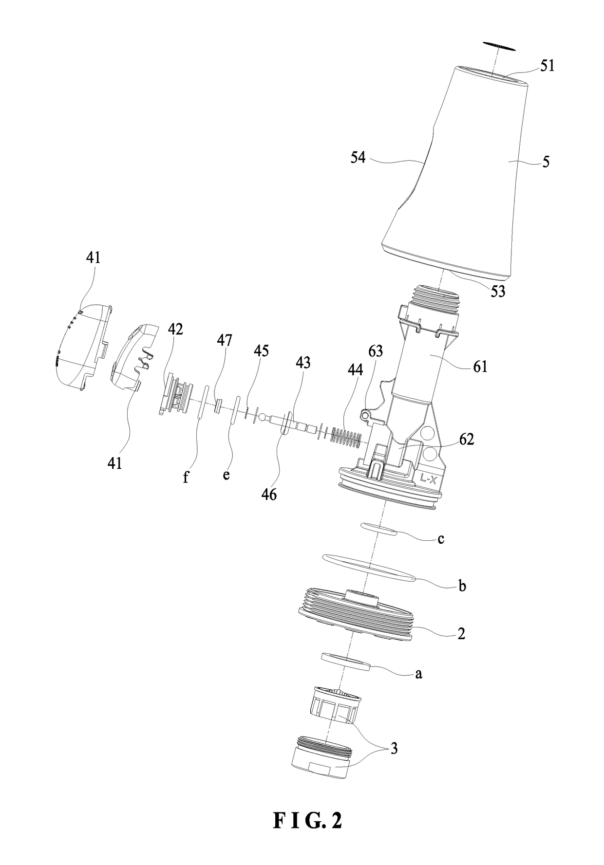 Shower head structure