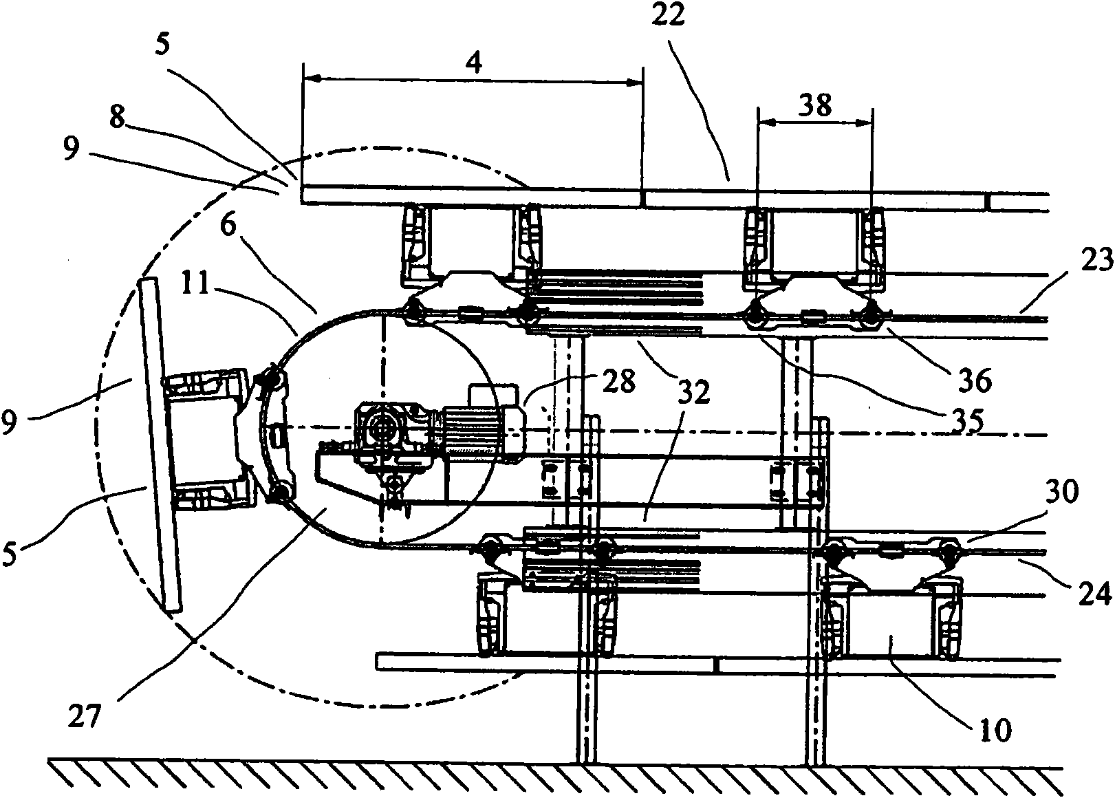 Sorting system having a vertical sorter