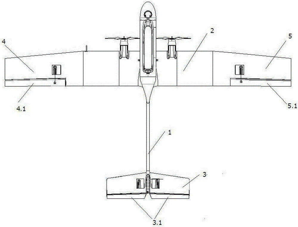 Unmanned aerial vehicle body prepared from composite material, and preparation method thereof