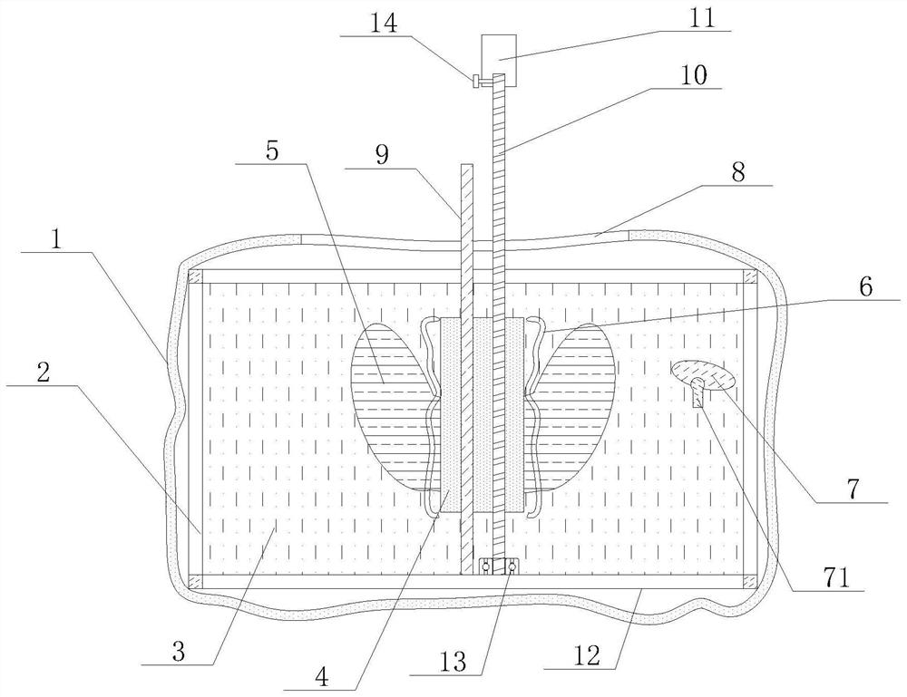 A radiofrequency ablation simulation training device