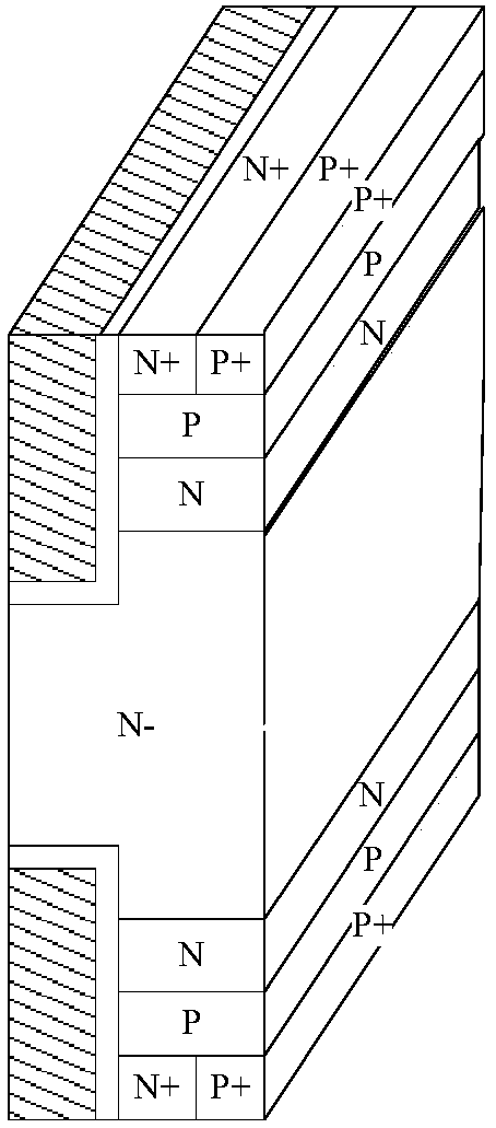 Bidirectional trench gate charge storage type IGBT (Insulated Gate Bipolar Translator) and manufacturing method thereof