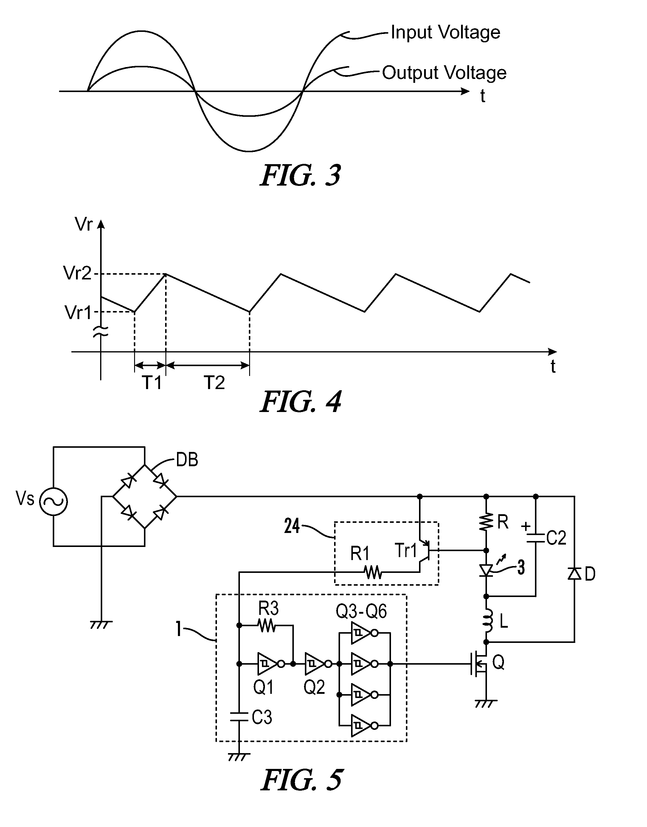 Power supply for an LED illumination device