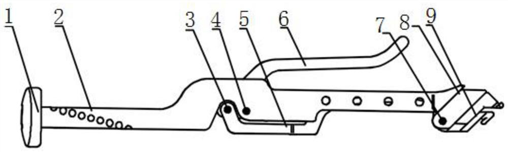 A device for holding a file