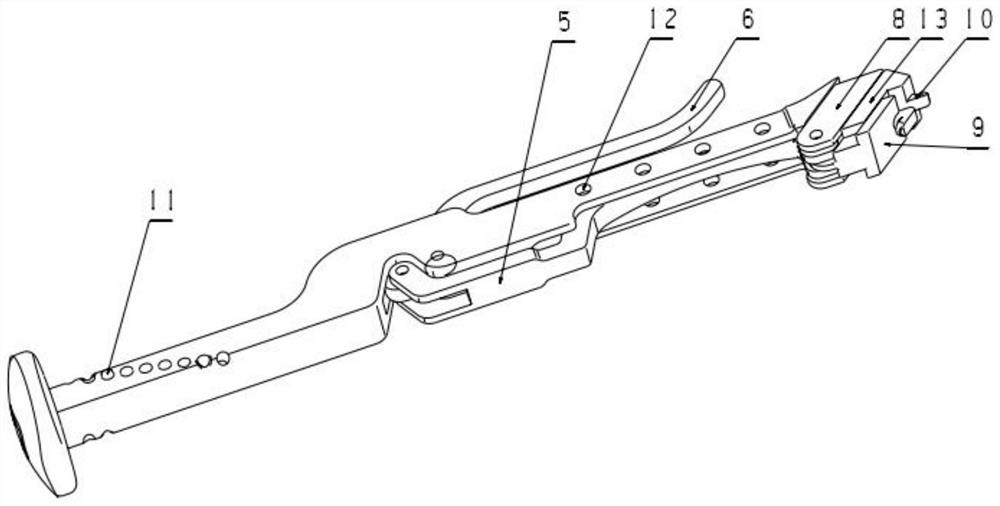 A device for holding a file