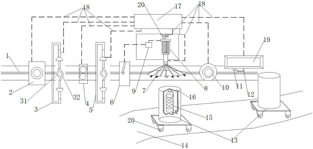 A Marking Plane Spiral Coil Forming Machine