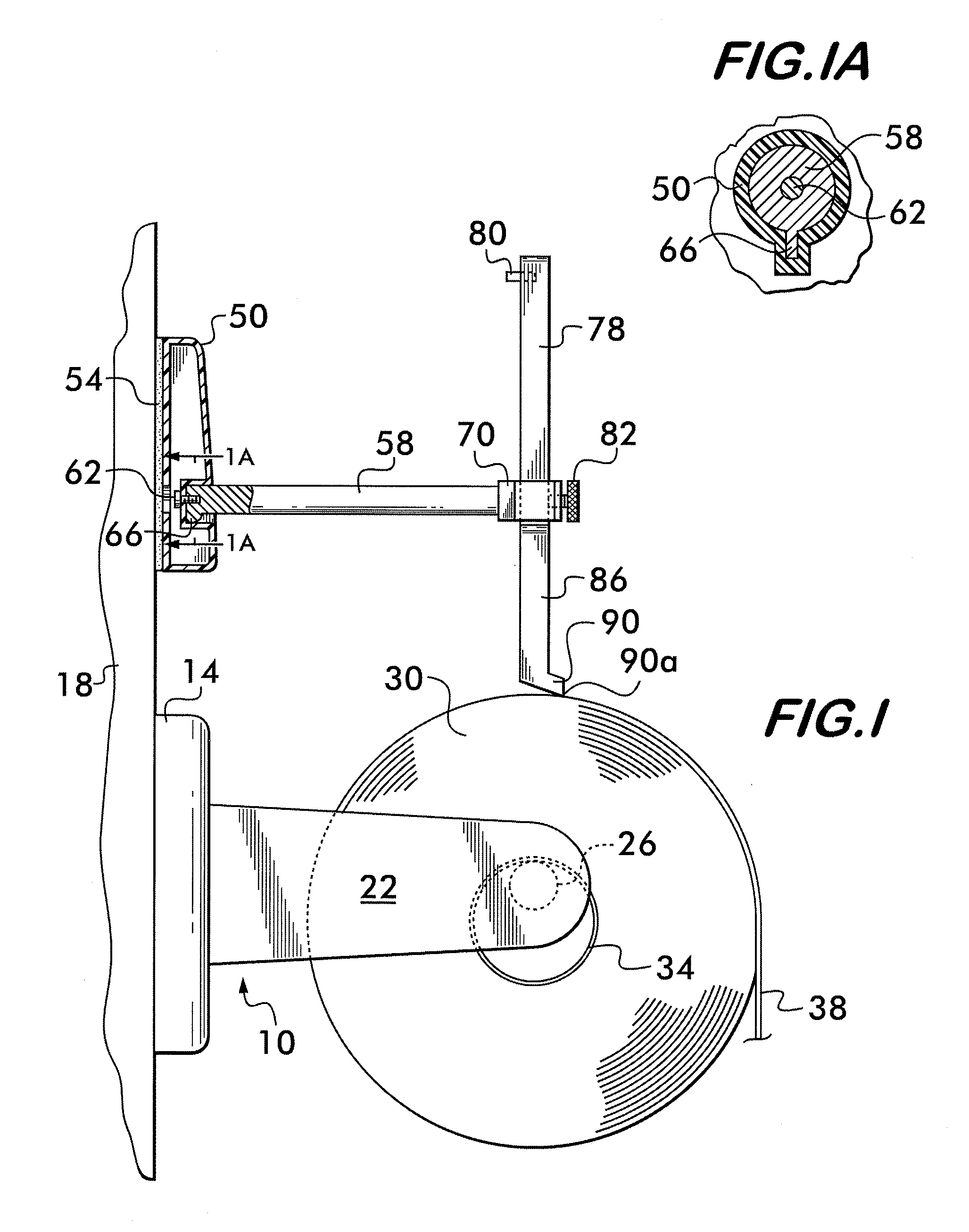 Device to Restrain the Unwinding of a Web of Roll Material