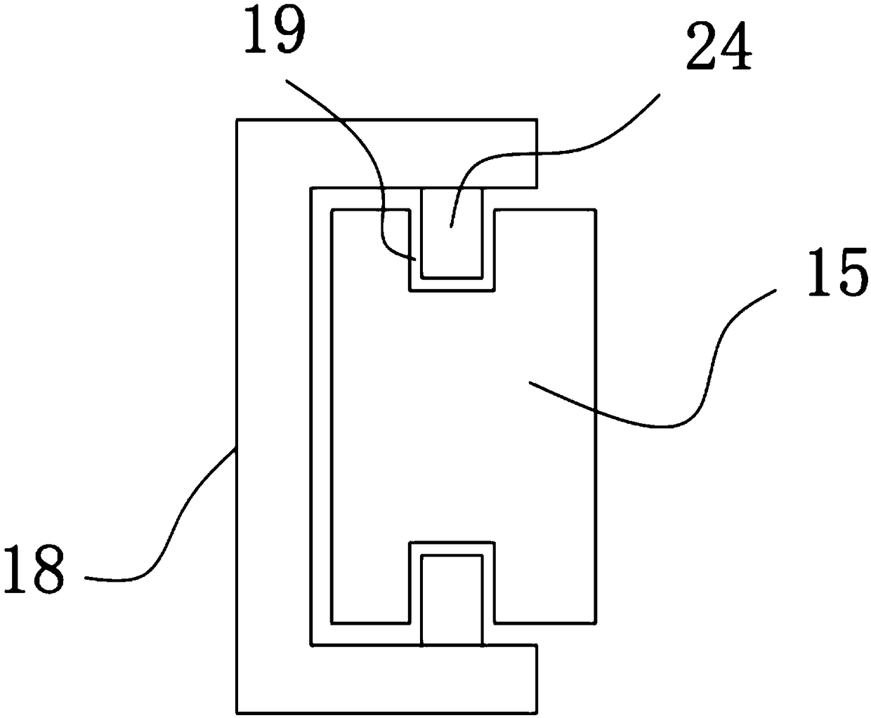 Quick crushing device for paint block