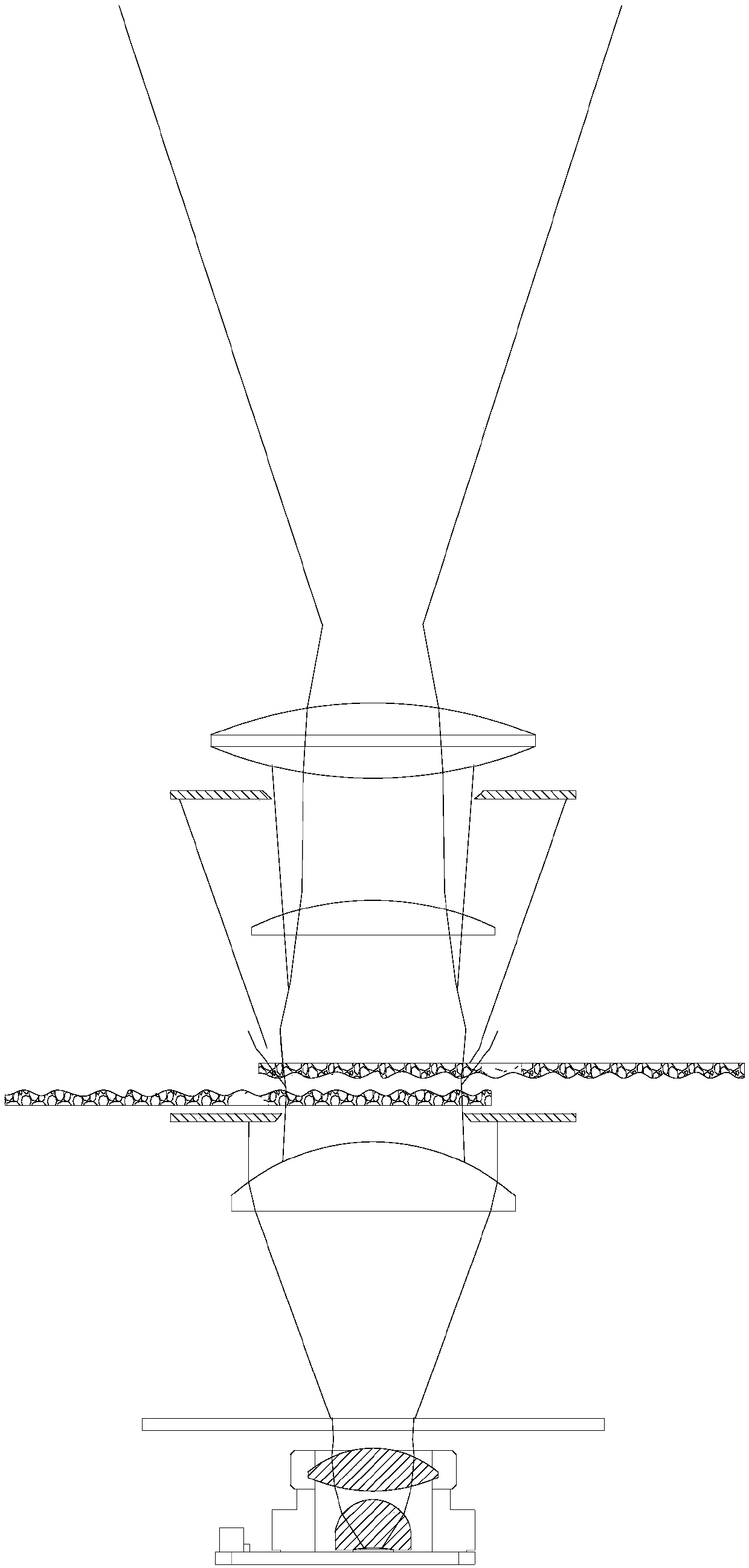 Water wave projection lamp