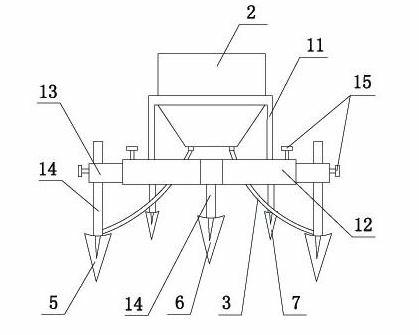 Small intertillage fertilizer applicator