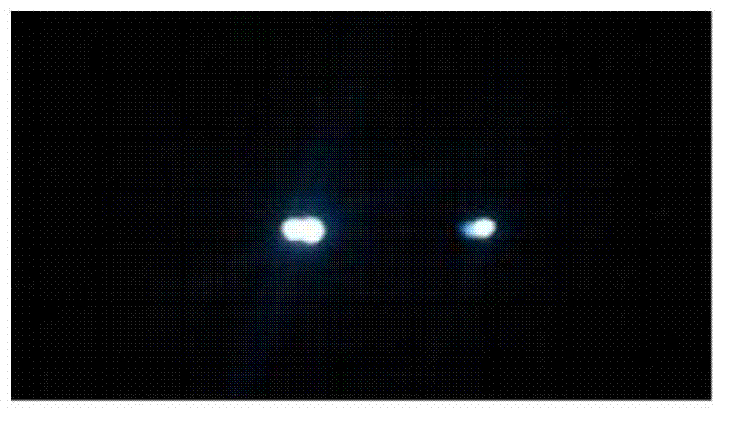 Method for judging opening and closing states of high beam of vehicle driving at night