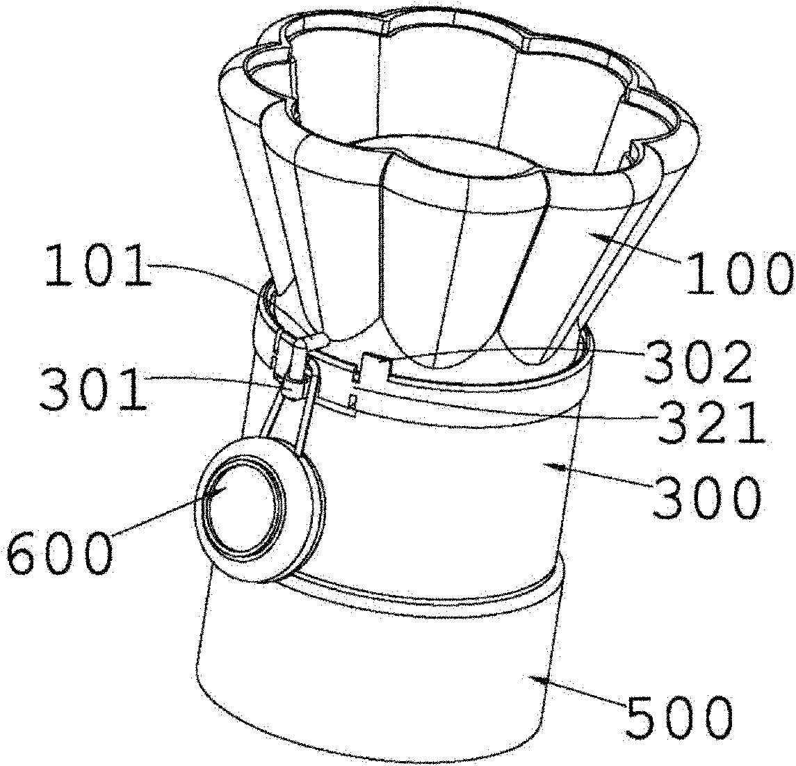 Counterfeiting method of bottle cover, bottle cover and packaging container bottle comprising bottle cover