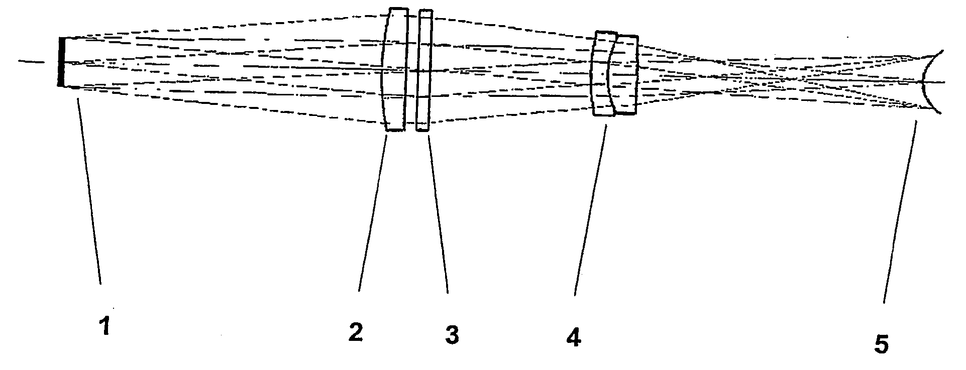 Arrangement for improving the image field in ophthalmological appliances