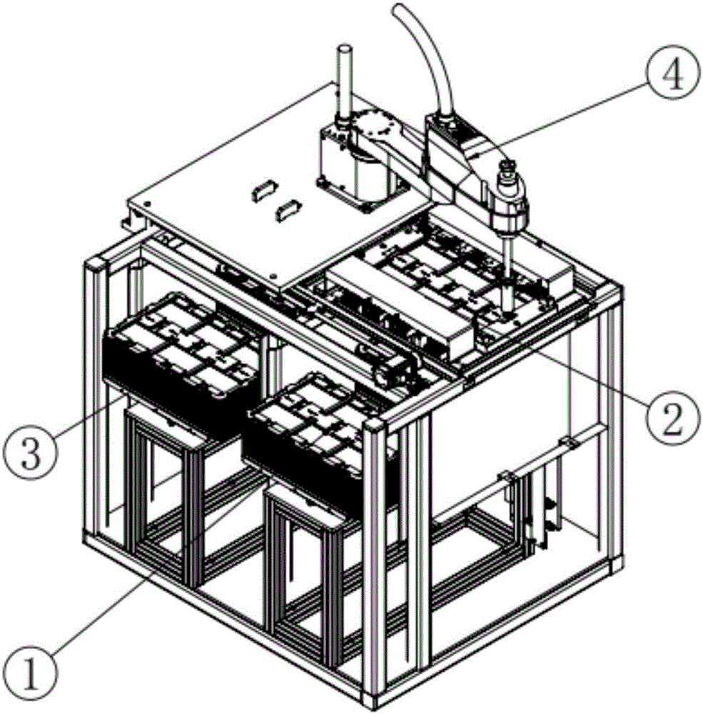 Full-automatic visual inspection system for screen defects