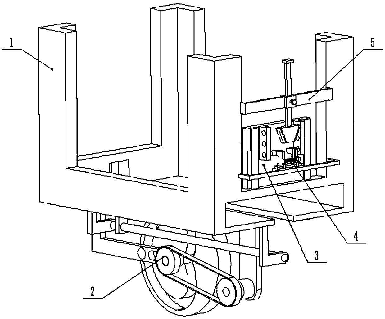 A new storage and conveying device for wood-plastic panels