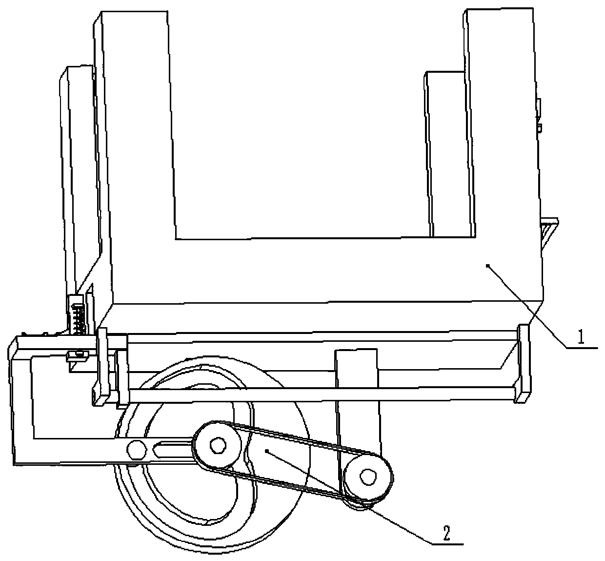 A new storage and conveying device for wood-plastic panels