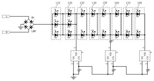 Silicon controlled rectifier adjusting circuit of high-voltage lamp strip